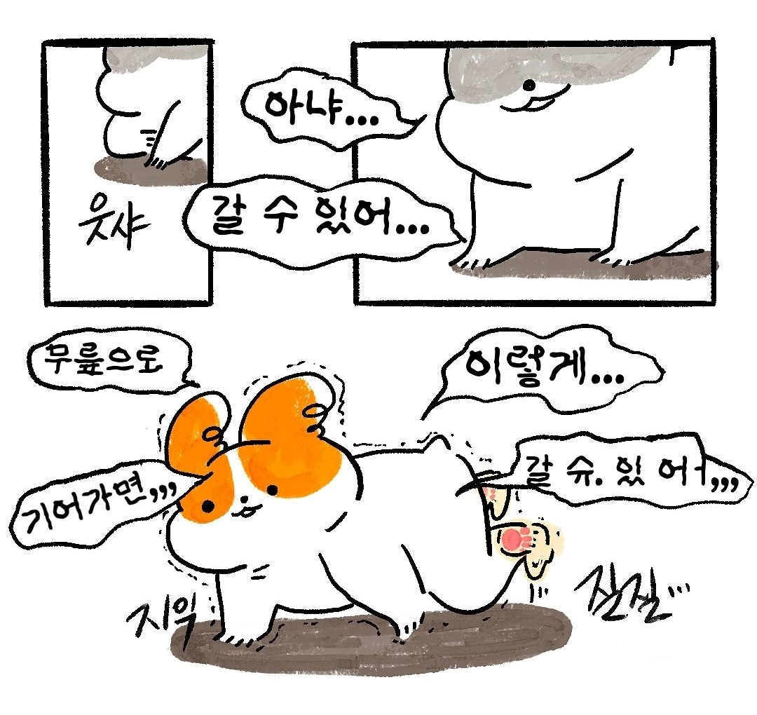 [냥뇽툰] 풋크림 바르는 만화 | 인스티즈