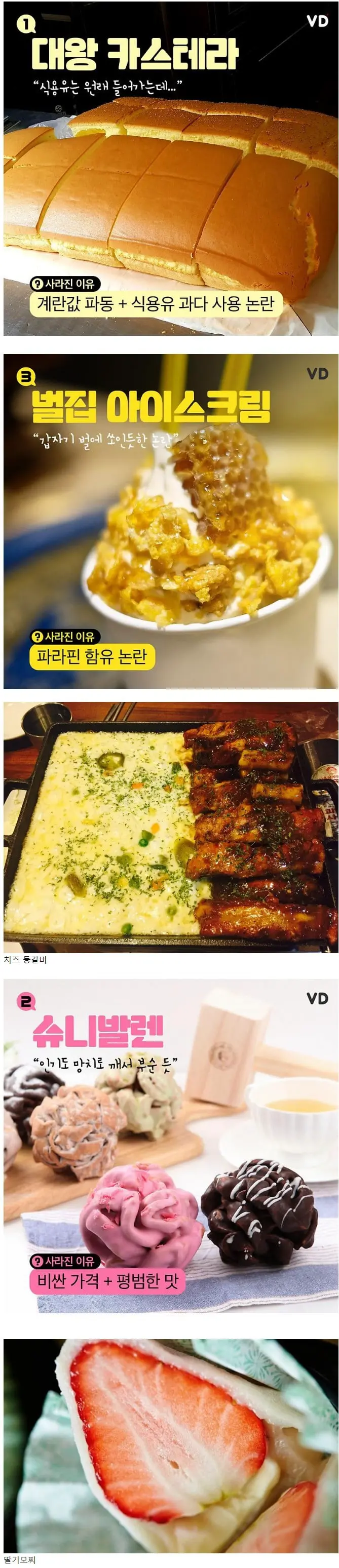 반짝 유행했다 사라진 음식 5가지 | mbong.kr 엠봉
