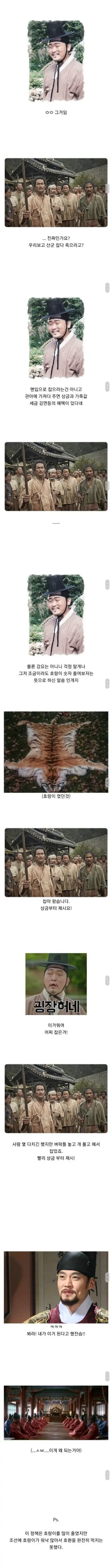 조선에서 호랑이 숫자 줄이려고 한 일 | mbong.kr 엠봉