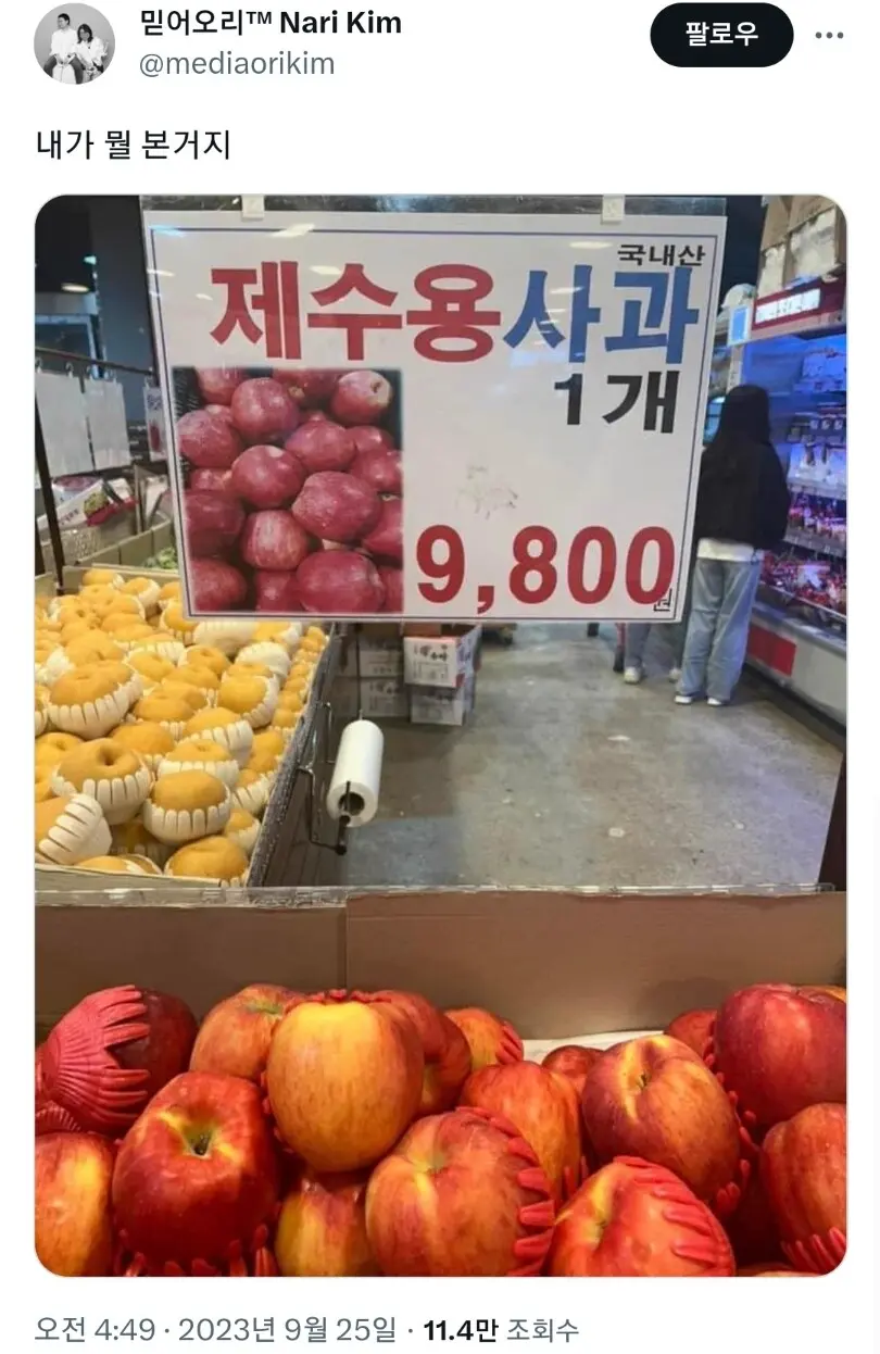 제수용 사과 가격 | mbong.kr 엠봉