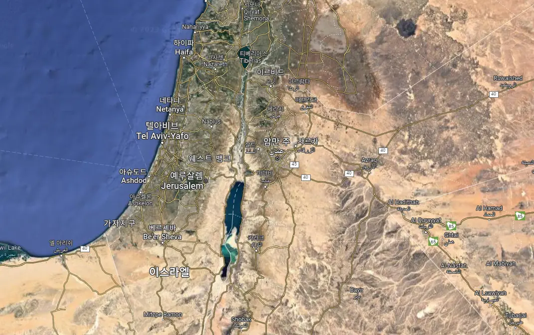 구글이 팔레스타인 지도에서 지워버림 | mbong.kr 엠봉