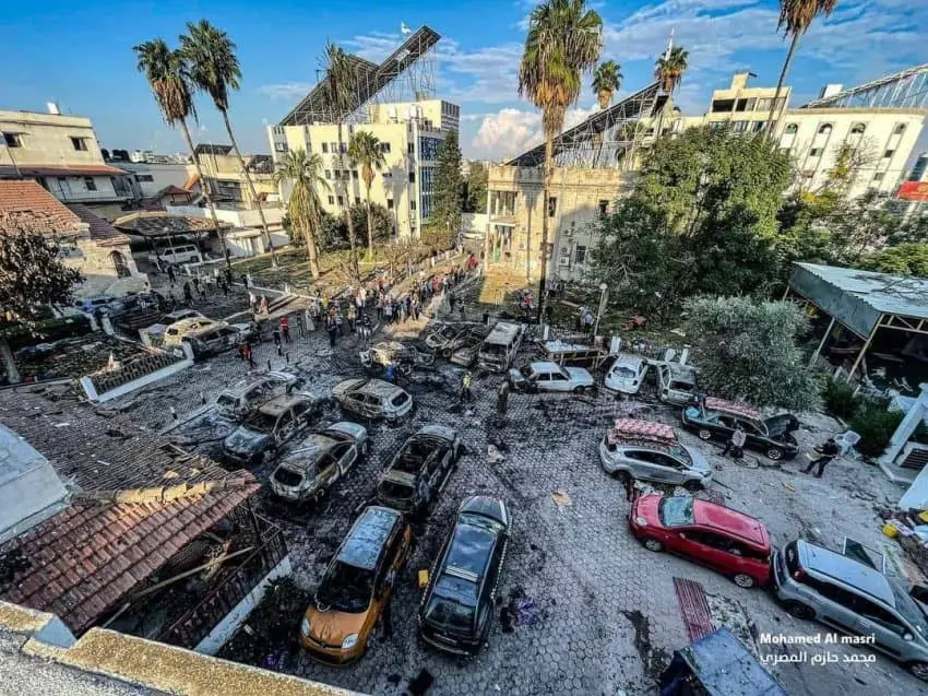 폭격맞았다는 가자지구 병원 근황 | mbong.kr 엠봉