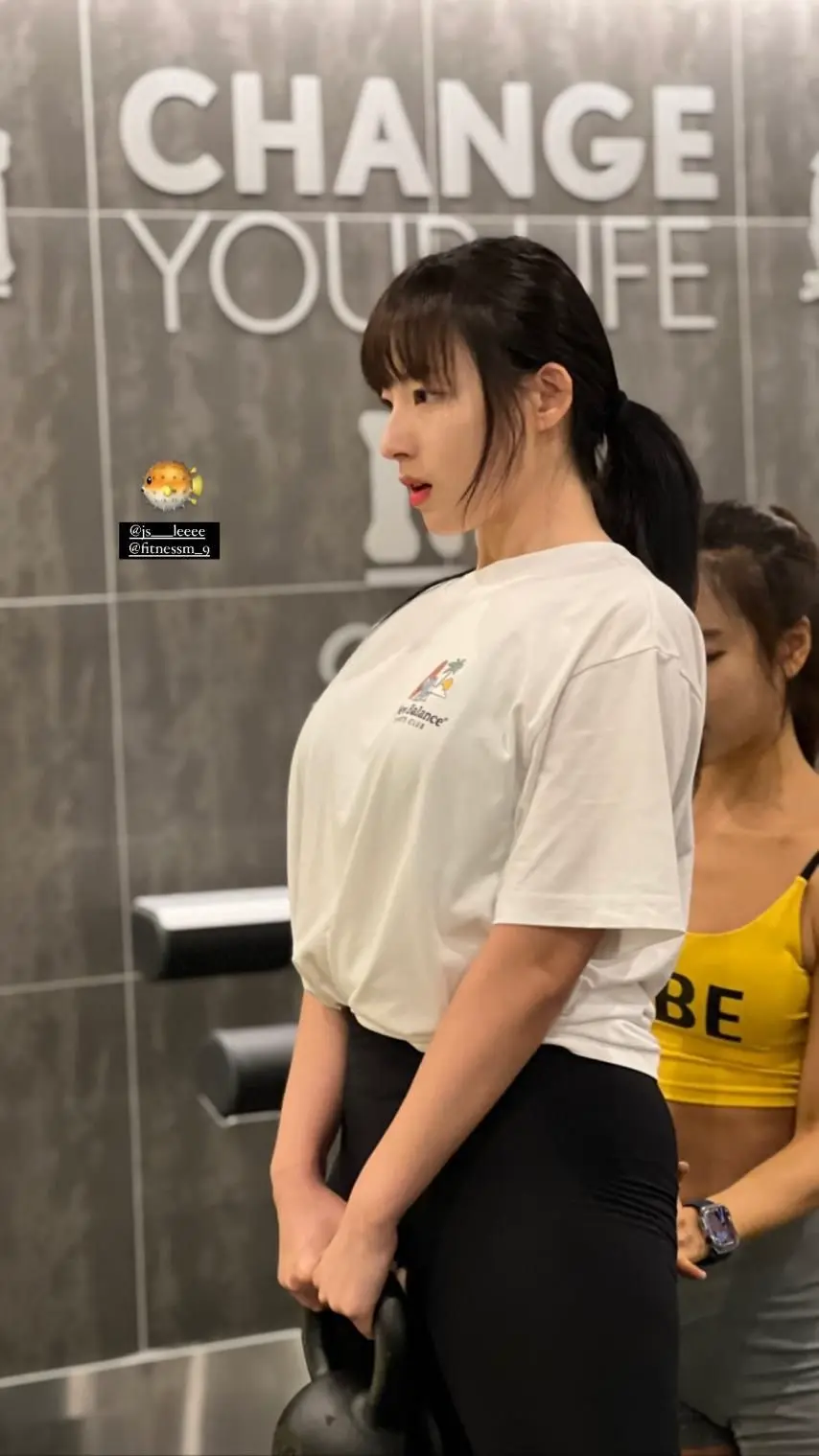 운동하는 하지원 치어리더 땀에 젖은 티셔츠 | mbong.kr 엠봉