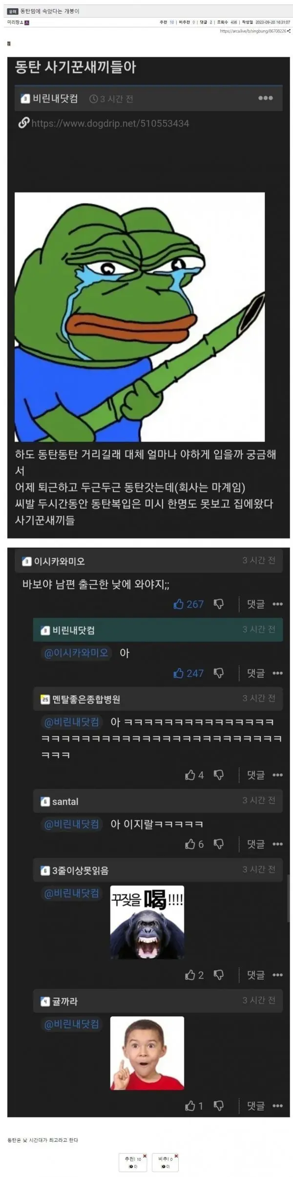 동탄 밈에 잔뜩 기대하고 속아버린 사람 | mbong.kr 엠봉