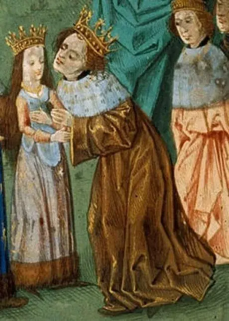 영국 리처드2세와 이사벨라를 그린 중세시대 그림 | mbong.kr 엠봉
