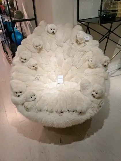 강아지 모양 의자 | mbong.kr 엠봉