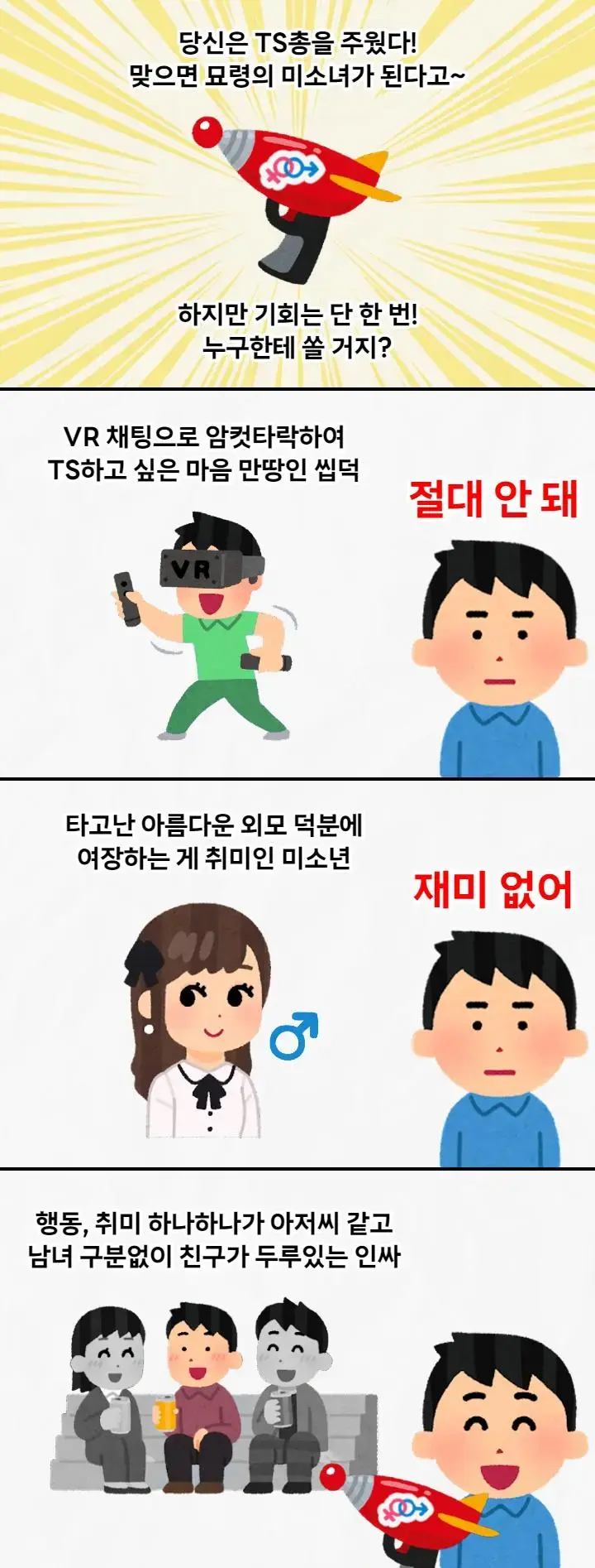 Ts총으로 성별을 바꿔야할 대상 | mbong.kr 엠봉