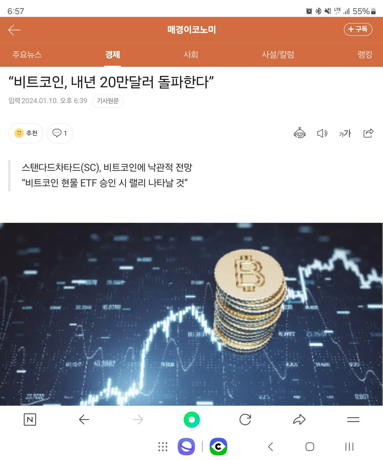 비트코인, 20만달러 돌파한다” | mbong.kr 엠봉