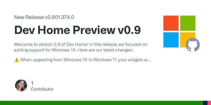 Microsoft는 버전 0.9를 통해 Windows 10 사용자에게 Dev Home 앱을 제공합니다 | mbong.kr 엠봉