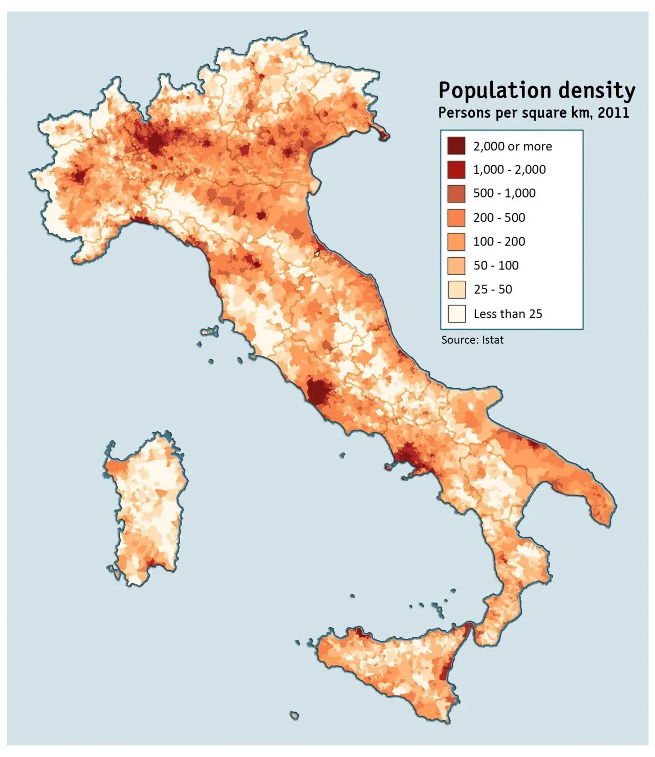 이탈리아 인구분포 | mbong.kr 엠봉