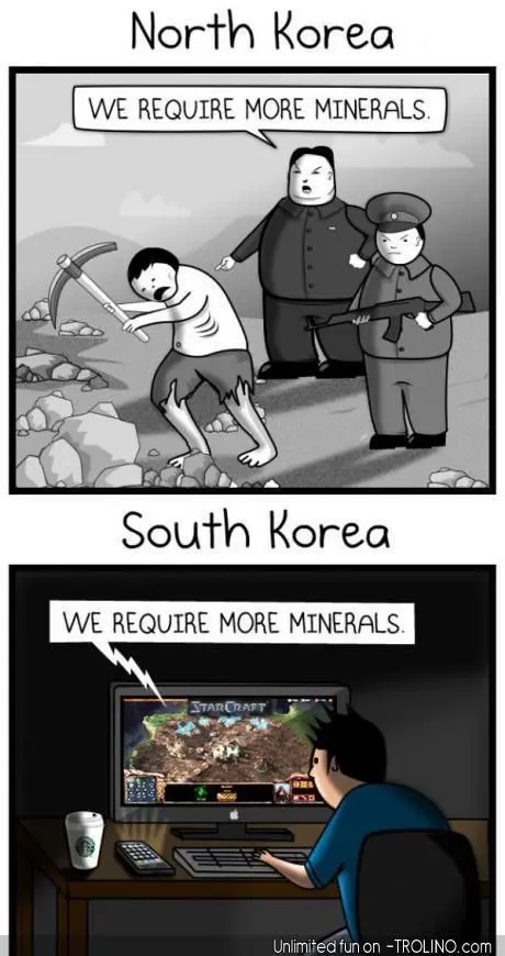 해외에서 만든 남북한의 차이를 요약한 만화.manhwa | mbong.kr 엠봉