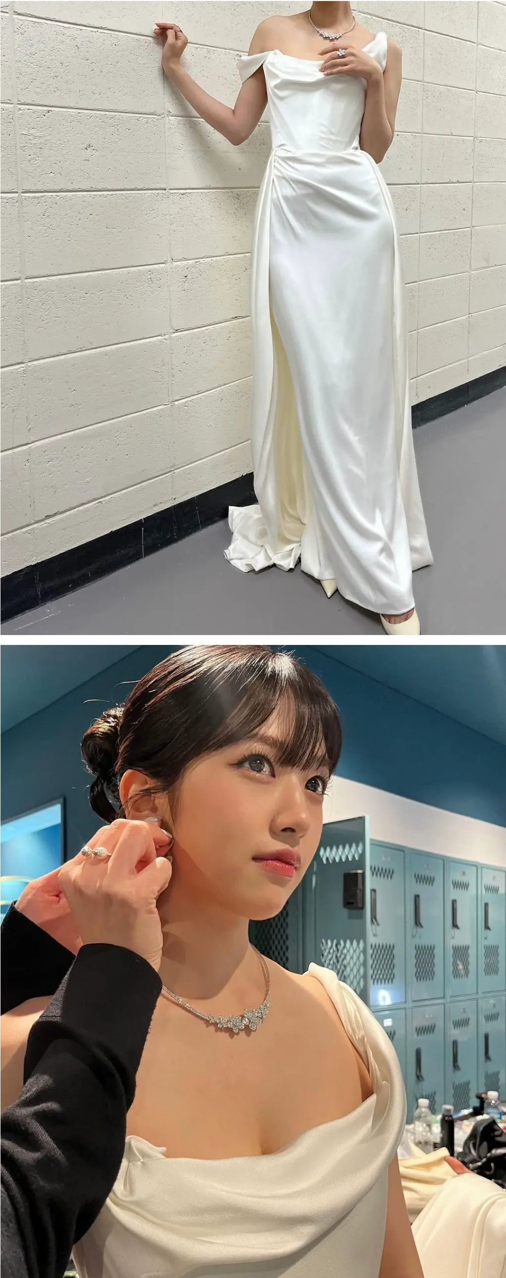 흰 드레스 입은 아이브 안유진 미모 | mbong.kr 엠봉