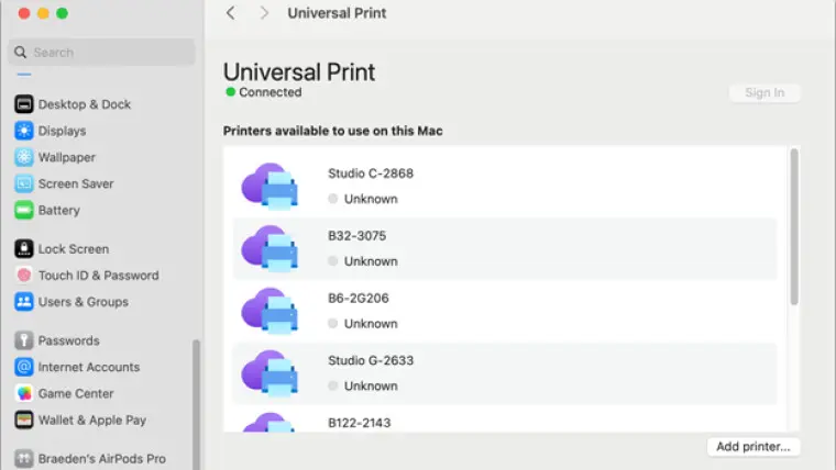 Microsoft는 마침내 공개 미리보기에서 MacOS에 대한 Universal Print 지원을 시작합니다 | mbong.kr 엠봉