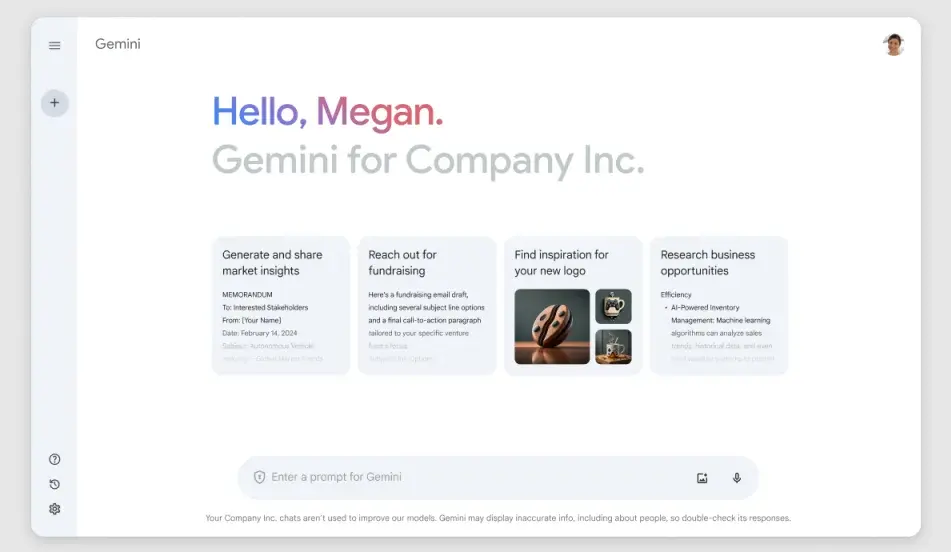 Google이 기업용 Duet AI를 Gemini로 다시 브랜딩, Gemini Business 및 Gemini Enterprise | mbong.kr 엠봉