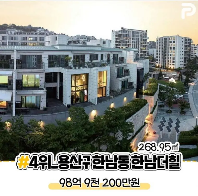 2024년 가장 비싼 아파트 순위 | mbong.kr 엠봉