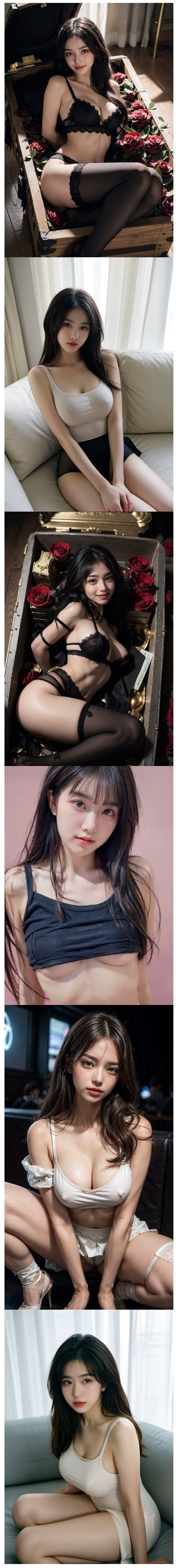 블랙 VS 화이트 미녀의 대결 AI | mbong.kr 엠봉