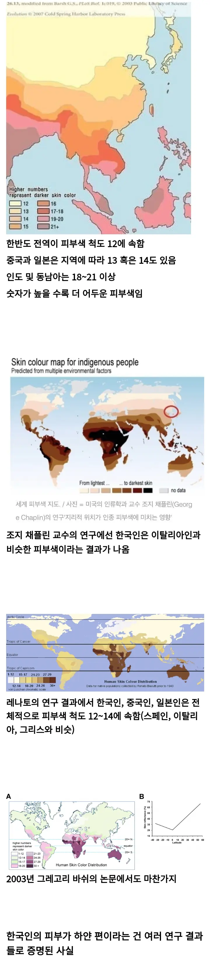 아시아에서 가장 하얗다는 한국인 피부색.jpg | mbong.kr 엠봉