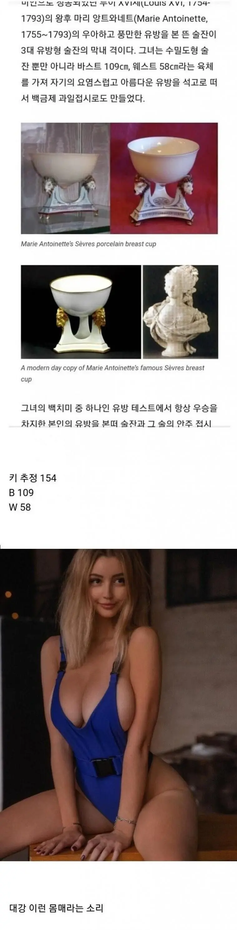 ㅇㅎ) 마리 앙투아네트 신체사이즈 구현. | mbong.kr 엠봉