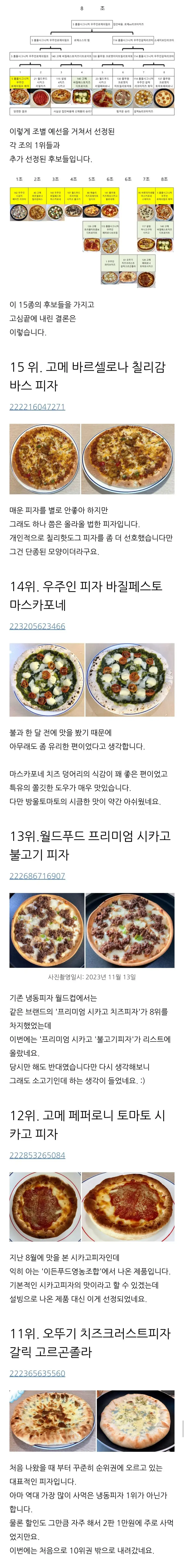 냉동피자 144종을 먹어본 블로거의 TOP15.JPG | mbong.kr 엠봉