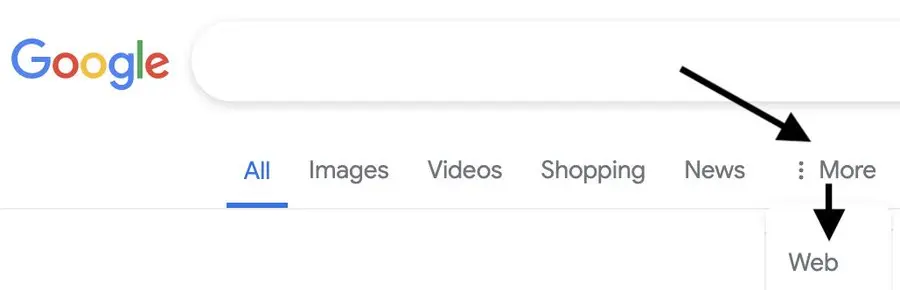 Google 검색에는 검색 결과에 대한 구식 링크를 표시하는 새로운 