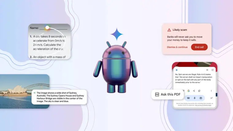 Google, Android용 실시간 사기 감지, 숙제 도우미 및 기타 AI 기능 발표 | mbong.kr 엠봉