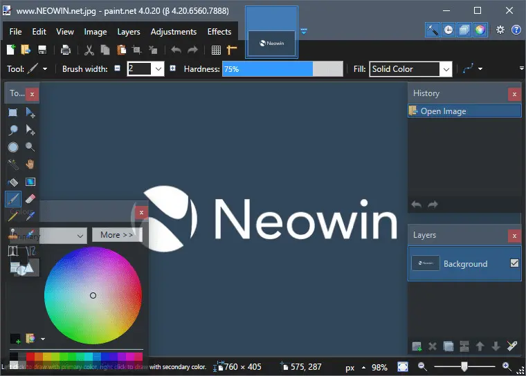 Paint.NET 5.1 Alpha에는 색상 관리 지원, 새로운 효과 및 캔버스 사용자 정의가 추가되었습니다 | mbong.kr 엠봉