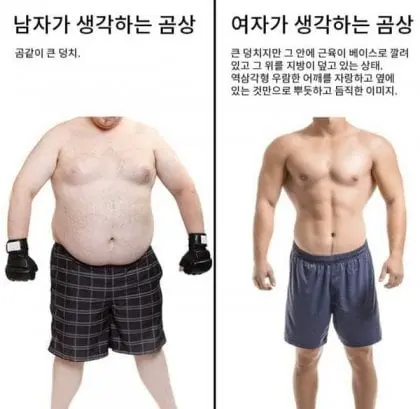 여자들이 곰같은 남자 몸매를 좋아하는 이유 | mbong.kr 엠봉
