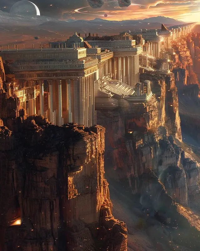 AI가 만든 고대 그리스에서 영감을 받은 미래 도시.jpg | mbong.kr 엠봉