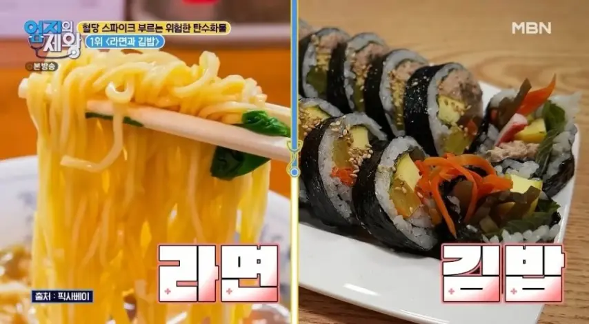 혈당 스파이크 1위 음식 조합 | mbong.kr 엠봉