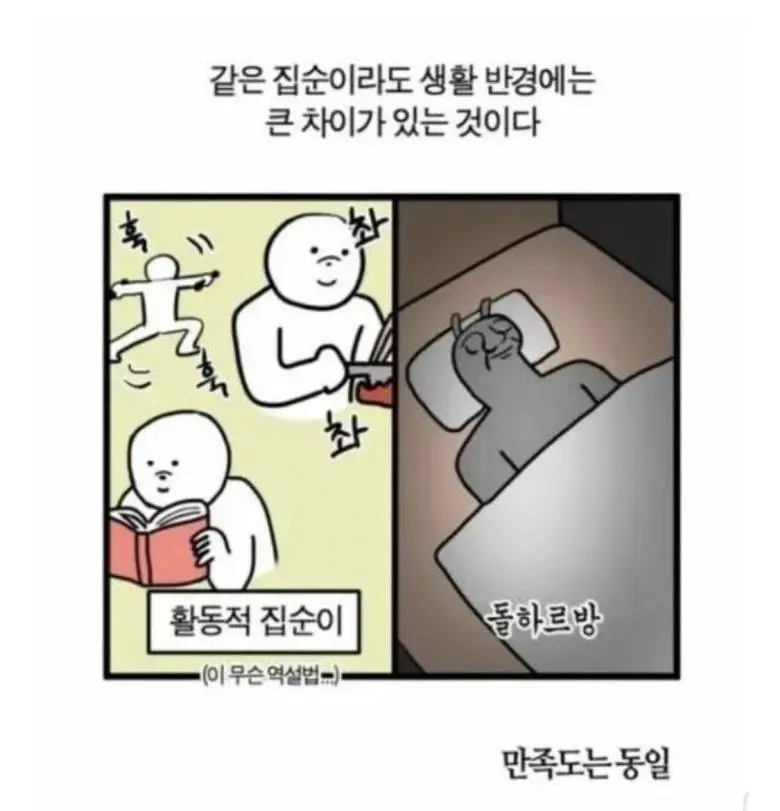 집순이 집돌이들 특징 | mbong.kr 엠봉
