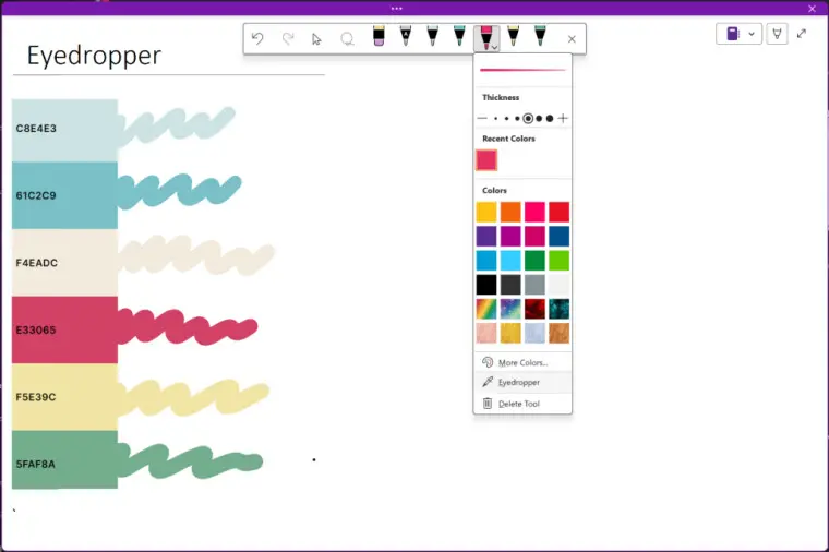 Microsoft 365 참가자는 Windows용 OneNote에서 새로운 스포이드 색상 도구를 사용해 볼 수 있습니다 | mbong.kr 엠봉