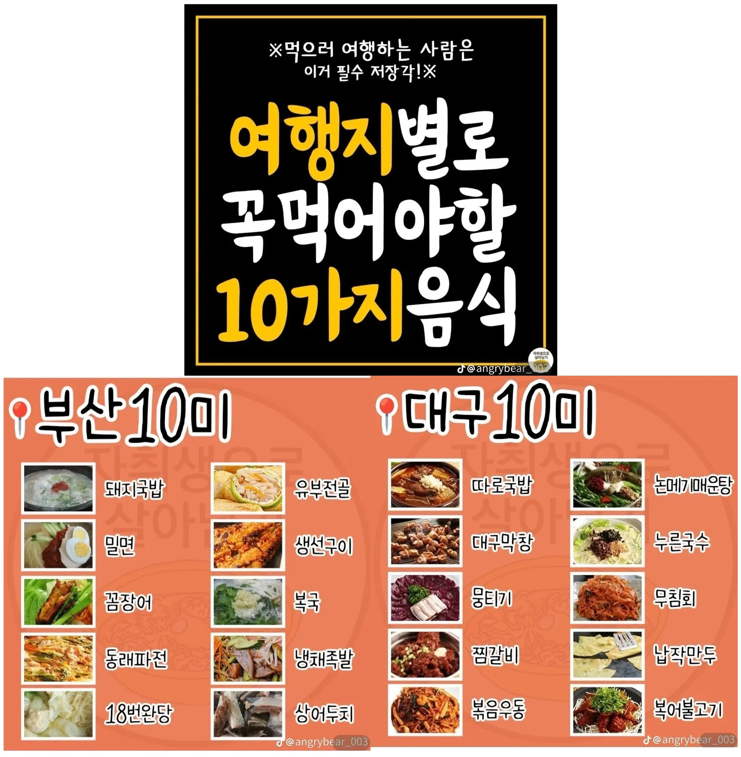 여행지별로 꼭 먹어야할 10가지 음식 | mbong.kr 엠봉