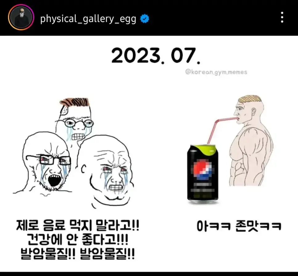 김계란이 올린 제로음료 요약.jpg | mbong.kr 엠봉