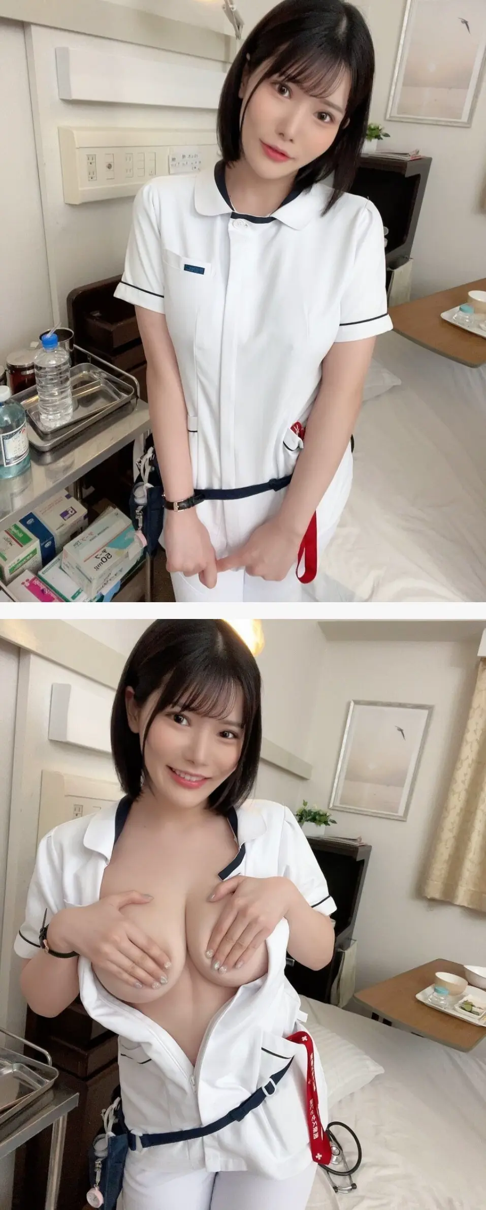거유 자랑하는 일본 간호사 | mbong.kr 엠봉