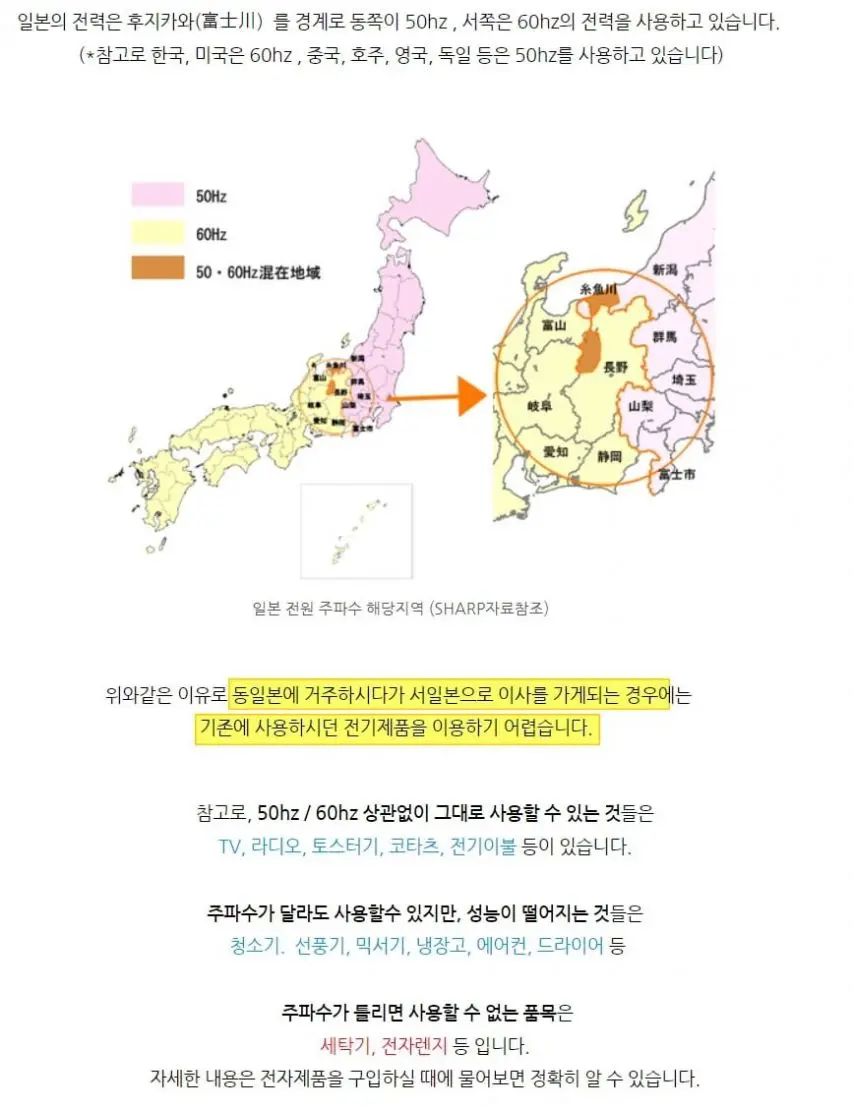 골때린 일본 가전제품 상황 | mbong.kr 엠봉