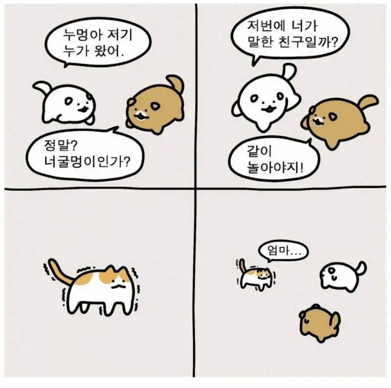 새끼고양이 엄마찾는 만화.toon | mbong.kr 엠봉