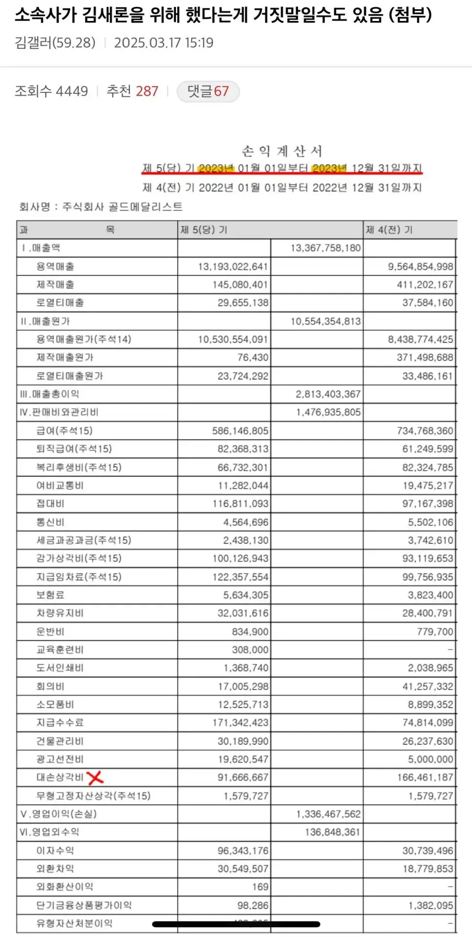 소속사가 김새론을 위해 했다는게 거짓말일수도 있음 (첨부) | mbong.kr 엠봉