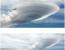 2022년 제주 하늘에 뜬 UFO 렌즈 구름.