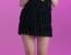 시크한 표정의 아이브 레이, 블랙 오프숄더 미니드레스 기럭지 몸매