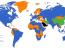 세계 단원제/양원제 운영 지도
