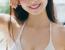 일본 ㅊㅈ 해맑은 미소 화이트 브라 가슴골